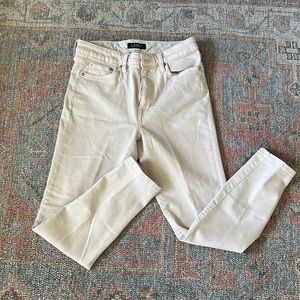 Ralph Lauren blush/cream jeans